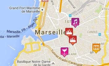 peta gay Marseille